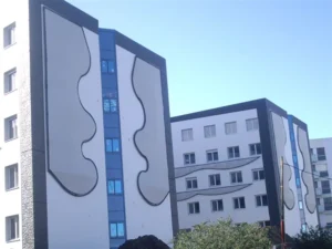 Facade textile talence