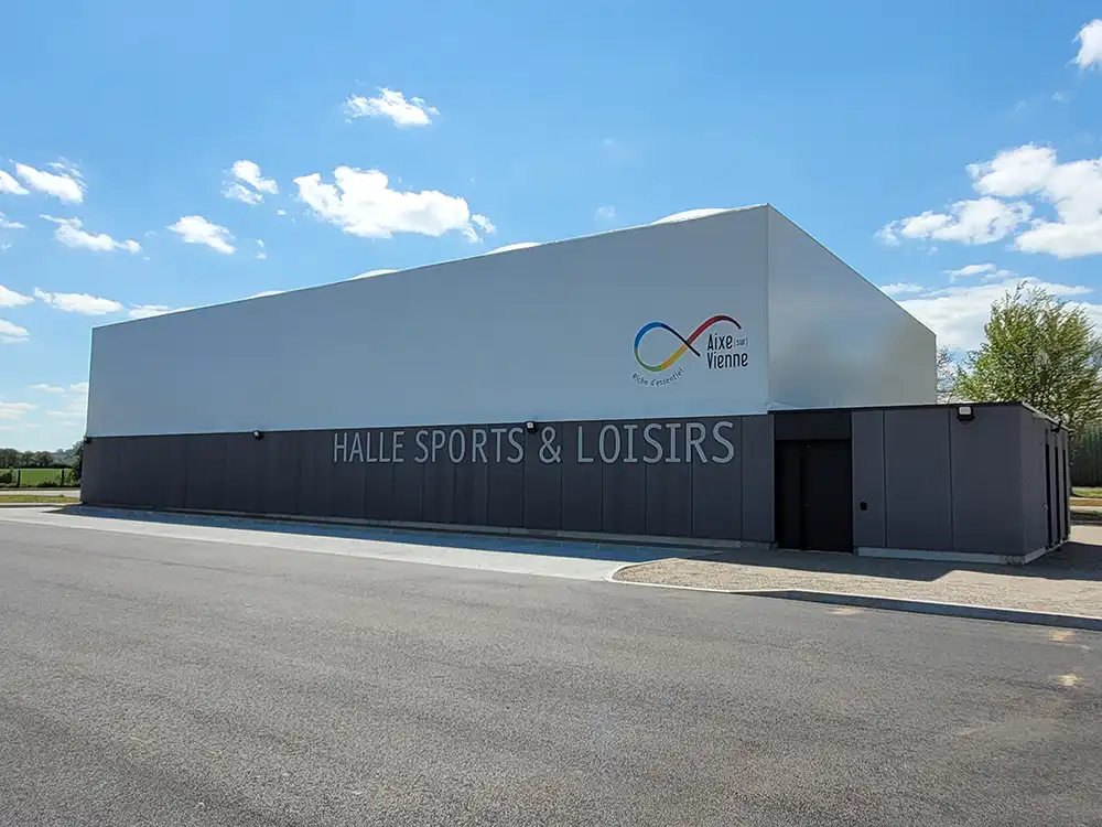 Couverture textile d'un équipement sportif